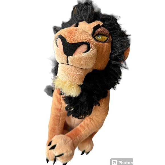 Disney The Lion King Scar Plush Stuffed Toy 14” Tall - Picture 1 of 6
